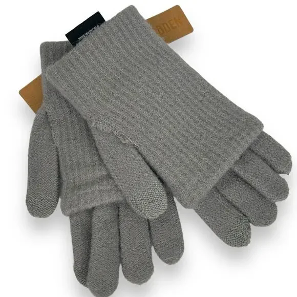 NEW Steve Madden Mittens Gray Touchscreen Gloves Cozy Warm Winter Snow Revolve - Picture 5 of 6